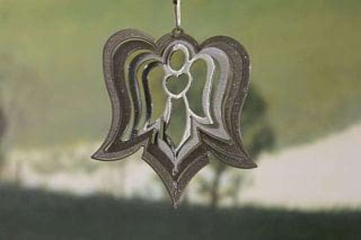 3" Silver Angel Wind Spinner - The House of Awareness