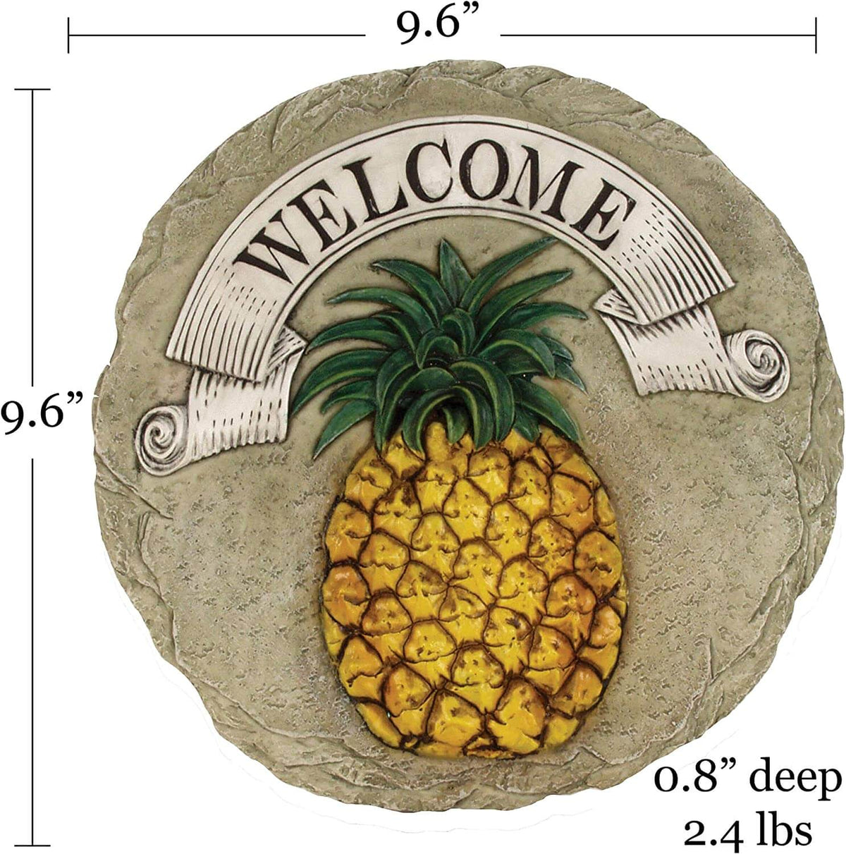  Pineapple Welcome Stepping Stone - The House of Awareness