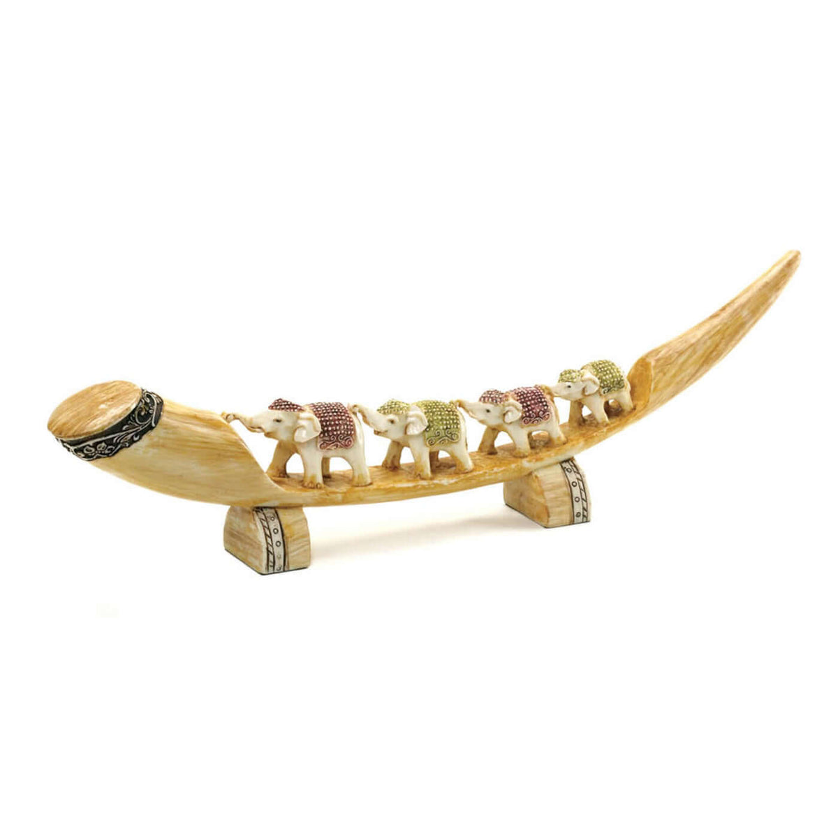 Multicolored Elephant Tusk for Gifts