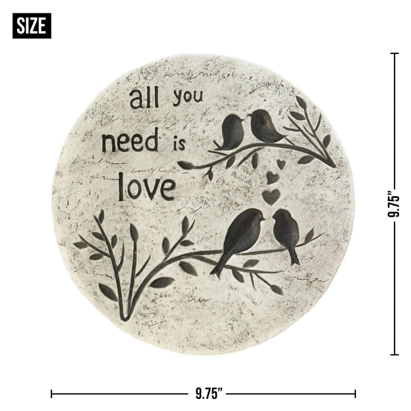 All You Need Is Love Garden Stone