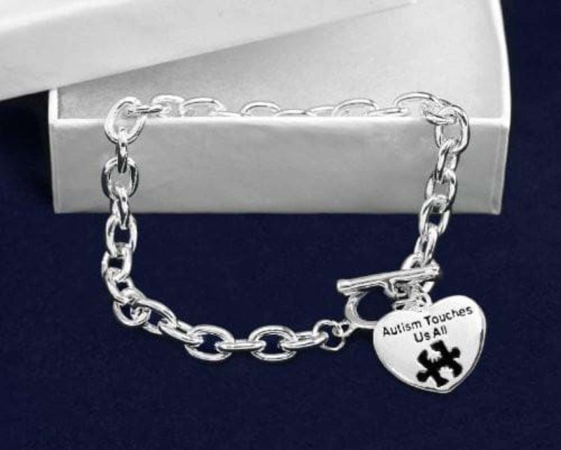 Autism and Aspergers Awareness Bracelet - Autism Touches Us All - The House of Awareness