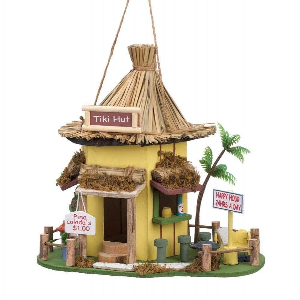 Set of 2 Happy Hour Hut Birdhouses - The House of Awareness