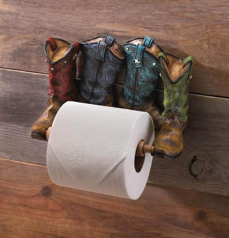Cowboy Boots Toilet Paper Holder - The House of Awareness