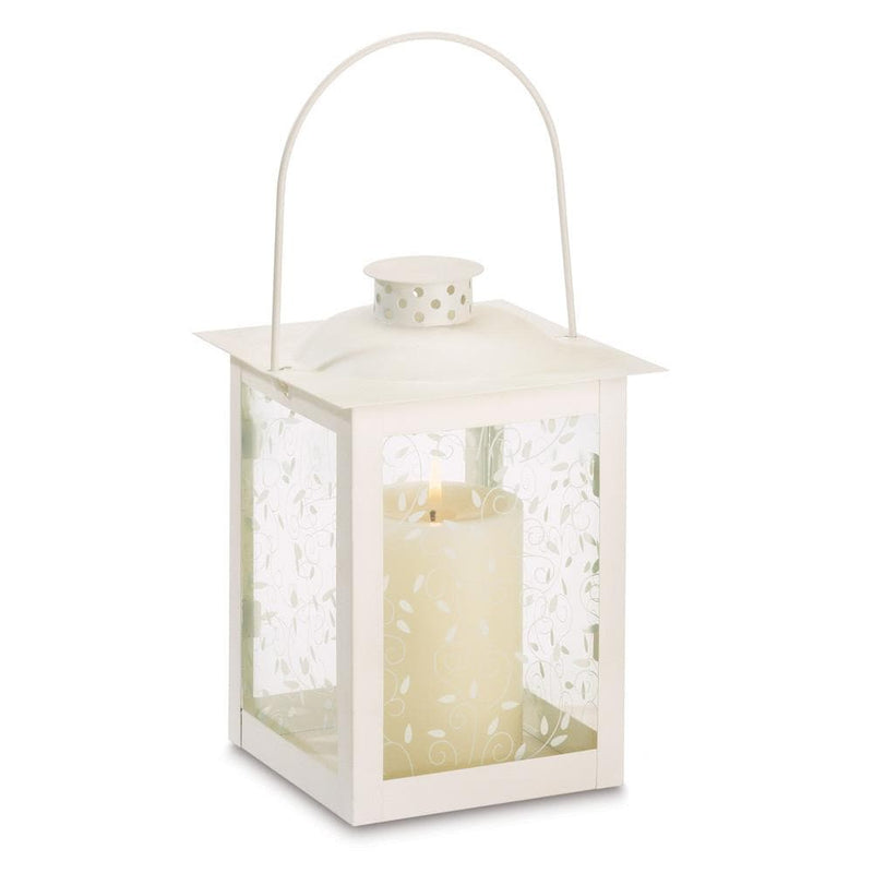 Set of 2 Tall Ivory Vine Lanterns - The House of Awareness