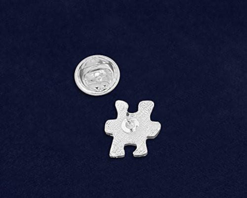 Blue Puzzle Piece Autism Pin - The House of Awareness