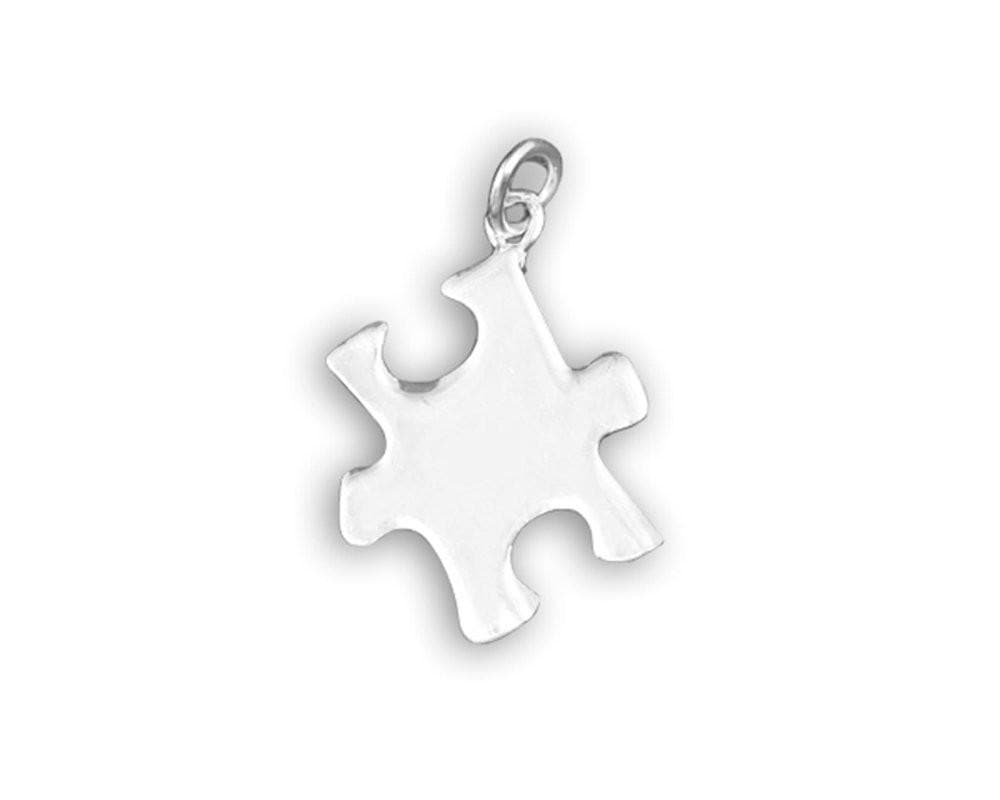 Autism Ribbon Puzzle Piece Charm - The House of Awareness