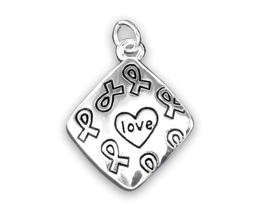 Square Love Charm for Autism Awareness - The House of Awareness