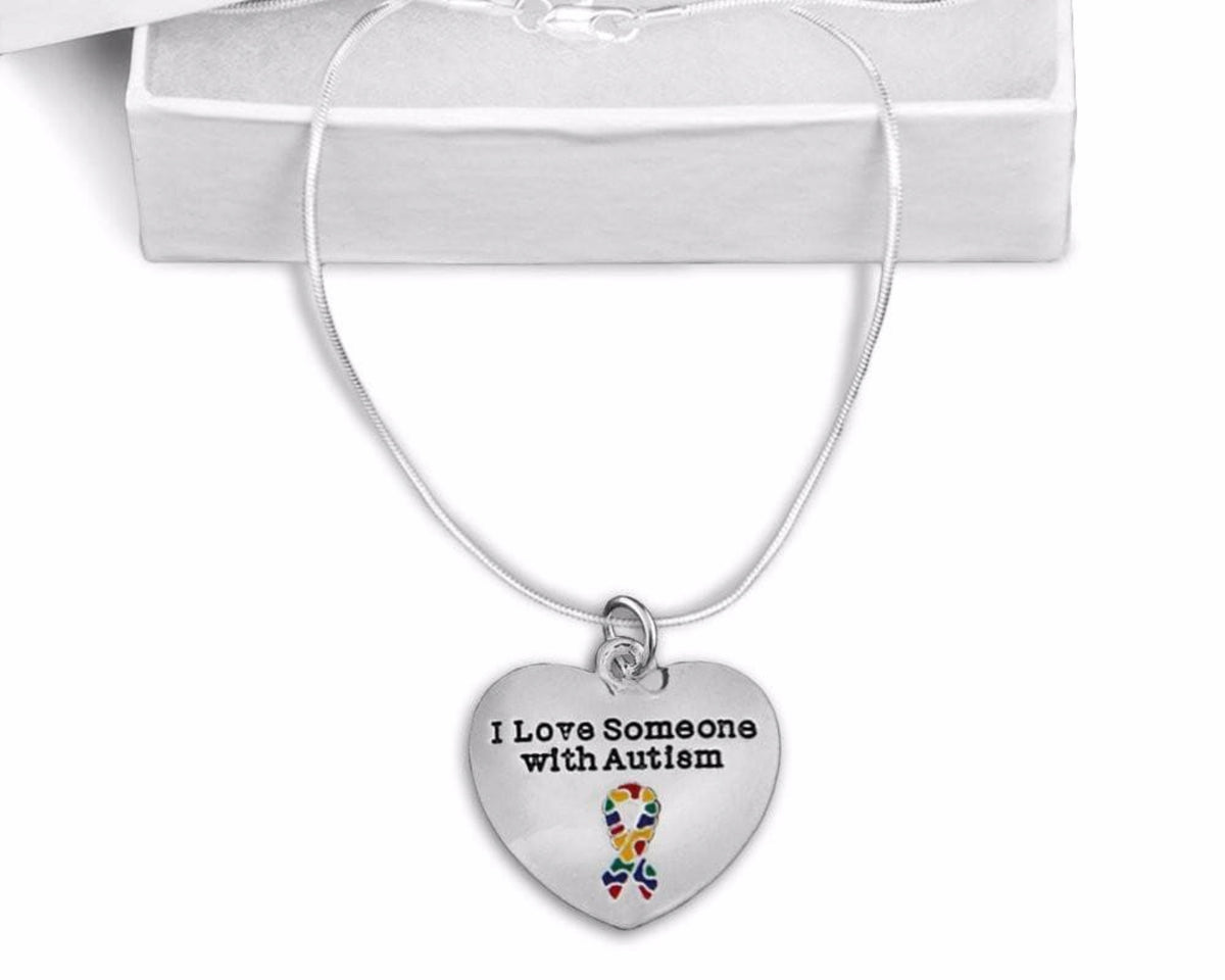 "I Love Someone with Autism" Necklace - The House of Awareness