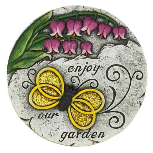 2 Enjoy Our Garden Butterfly Stones - The House of Awareness