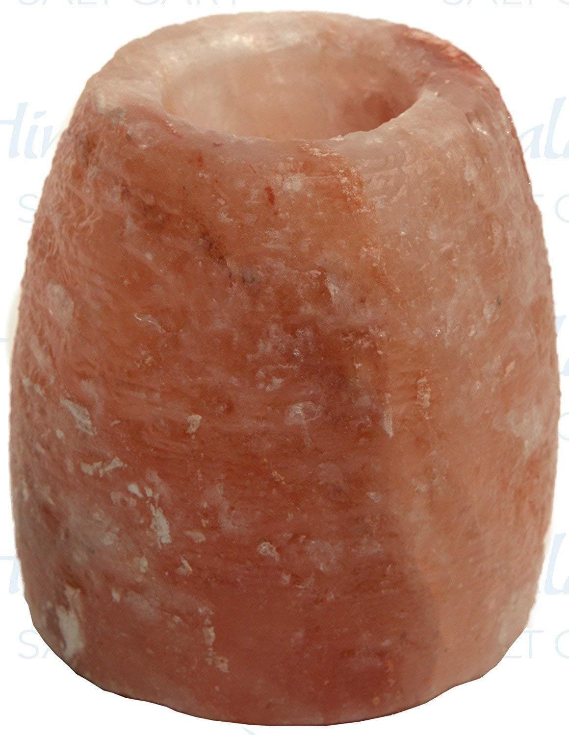 “Chipped” Himalayan Salt Candle Holder - The House of Awareness