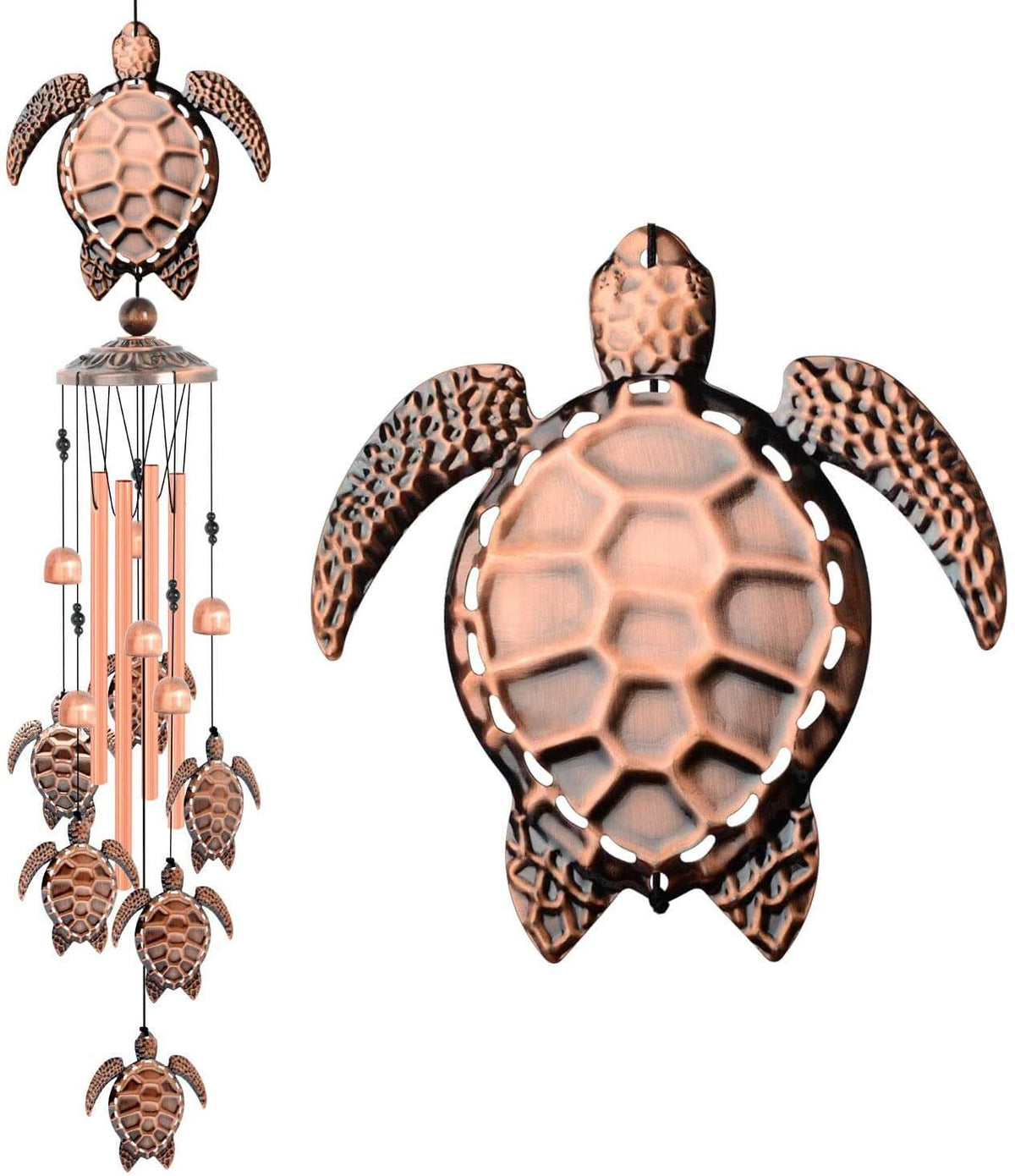 Sea Turtle Bronze Wind Chimes-The House of Awareness