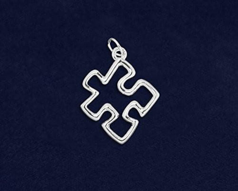 Autism ASD Awareness Puzzle Jigsaw with Necklace - The House of Awareness