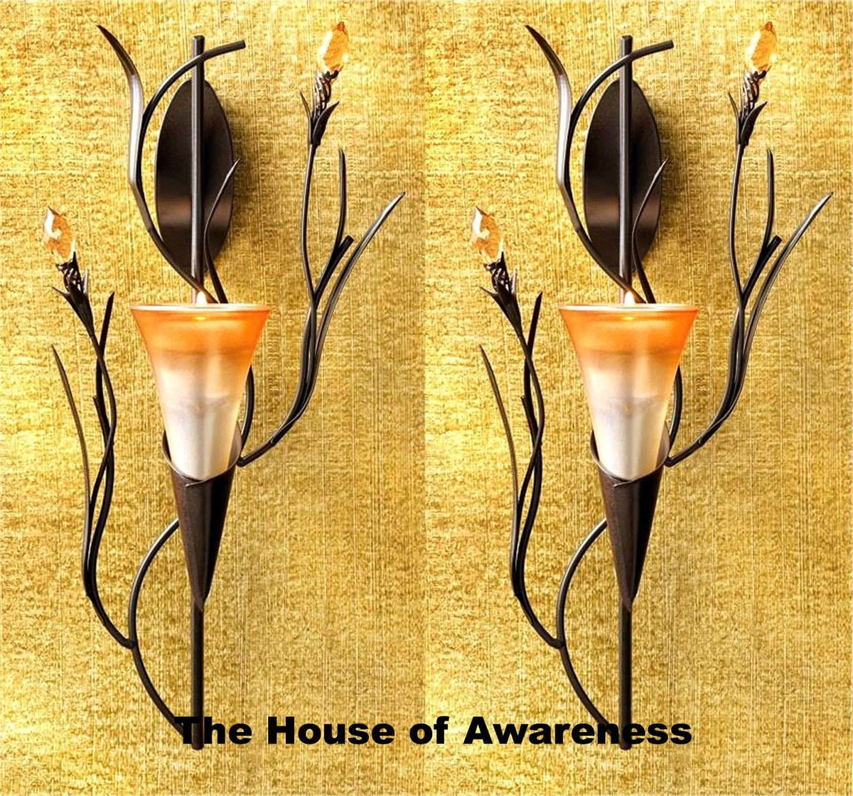2 Dawn Lily Wall Sconces - The House of Awareness