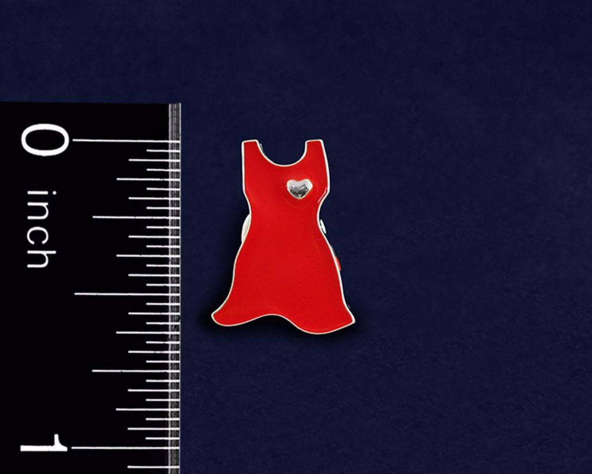 Small Red Dress Pin for Heart Disease Awareness