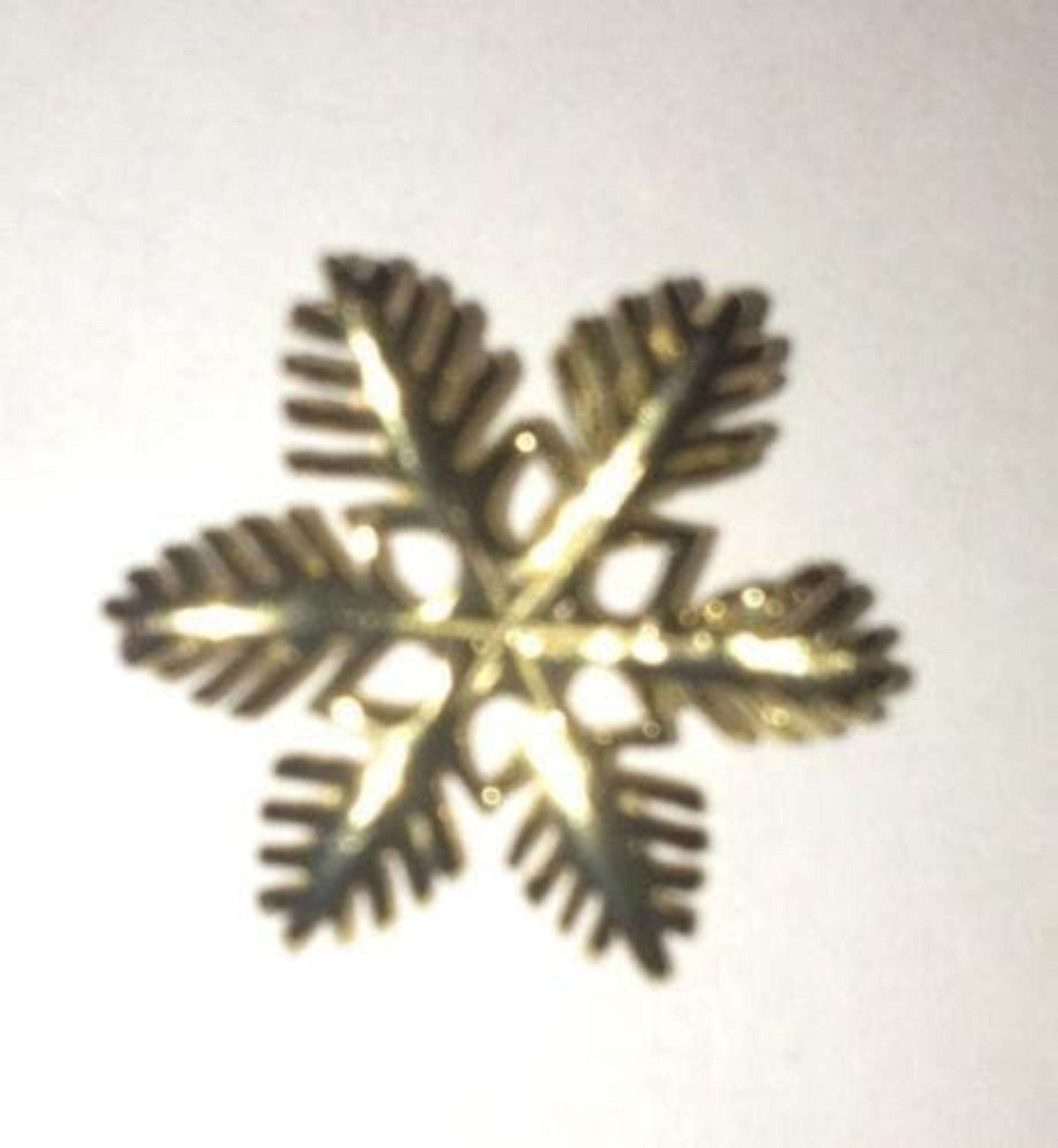 925 Gold Snowflake Pendant - The House of Awareness