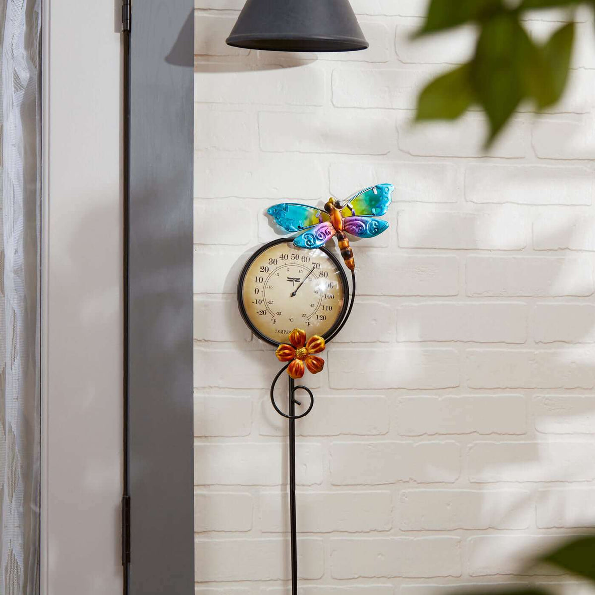 Bee and Dragonfly Thermometer Garden Stake- The House of Awareness