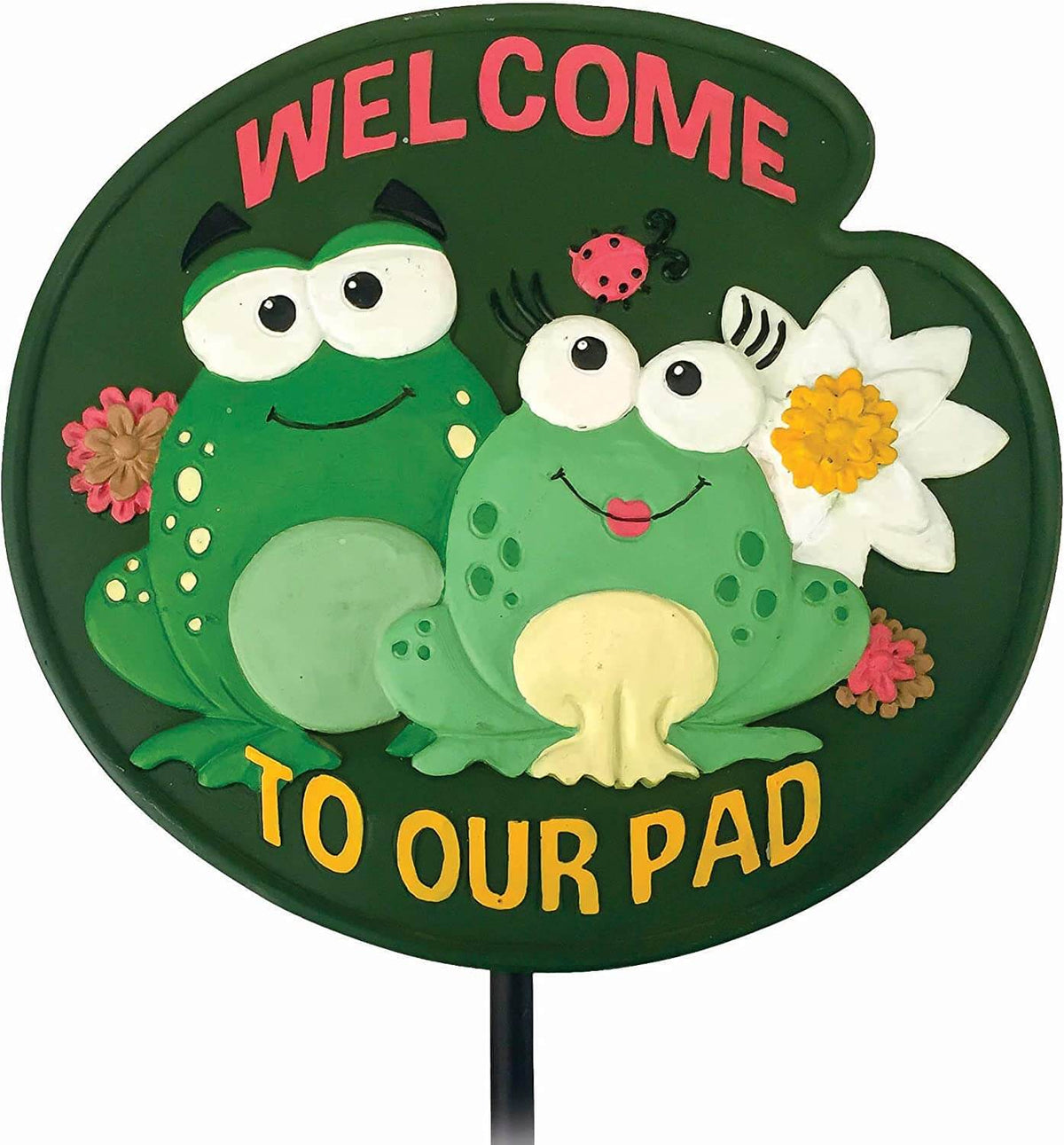 Welcome Lily Pad Garden Stake- The House of Awareness