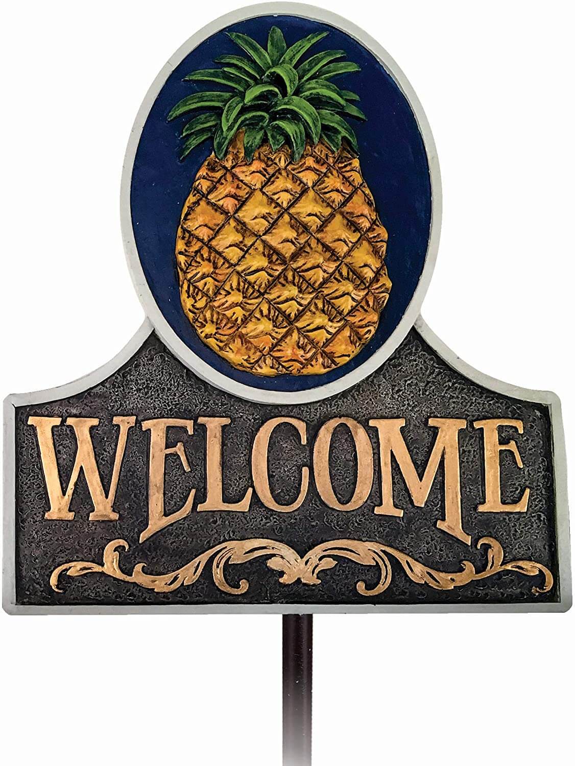 Pineapple Welcome Garden Stake