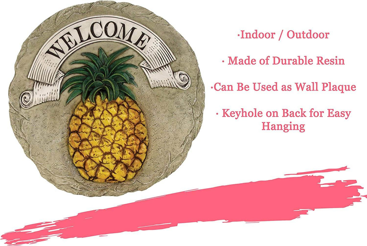 Pineapple Welcome Stepping Stone