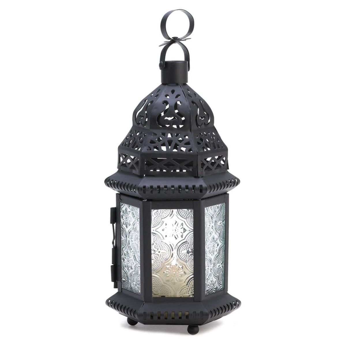 Clear Glass Moroccan Candle Lantern