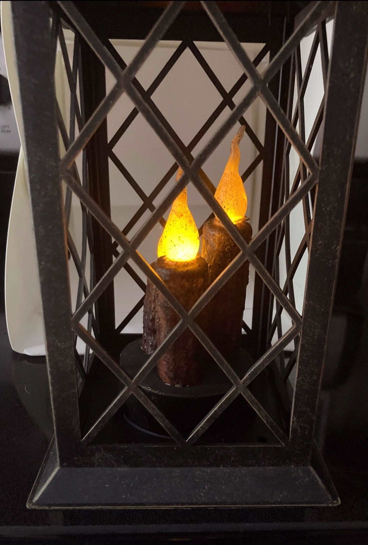 Black 3 Candle Lantern-The House of Awareness