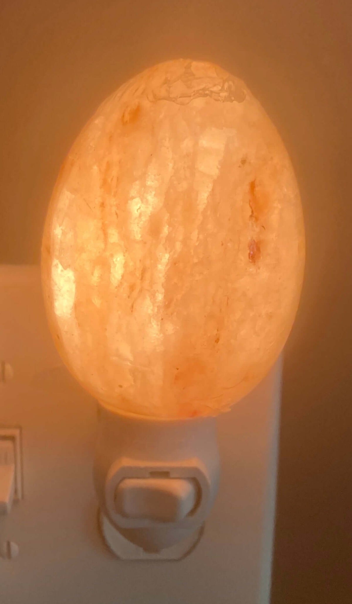 Himalayan Crystal Salt Egg Night Light - The House of Awareness