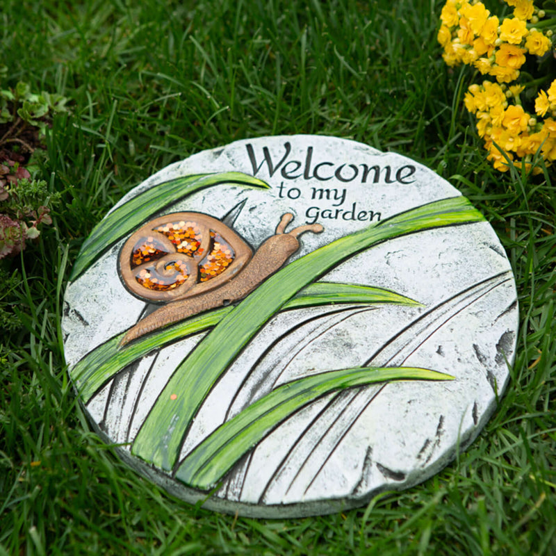 Welcome To My Garden Stepping Stone - The House of Awareness