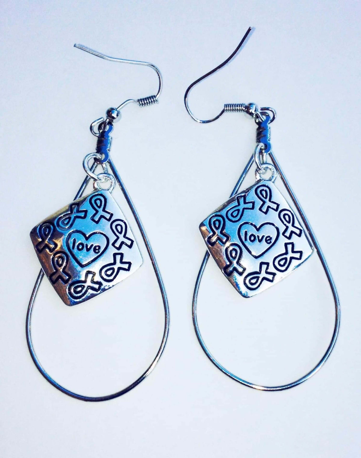 All Causes Awareness Love Charm Earrings - The House of Awareness