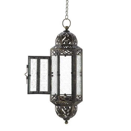 Intricate Hanging Moroccan Lantern - The House of Awareness
