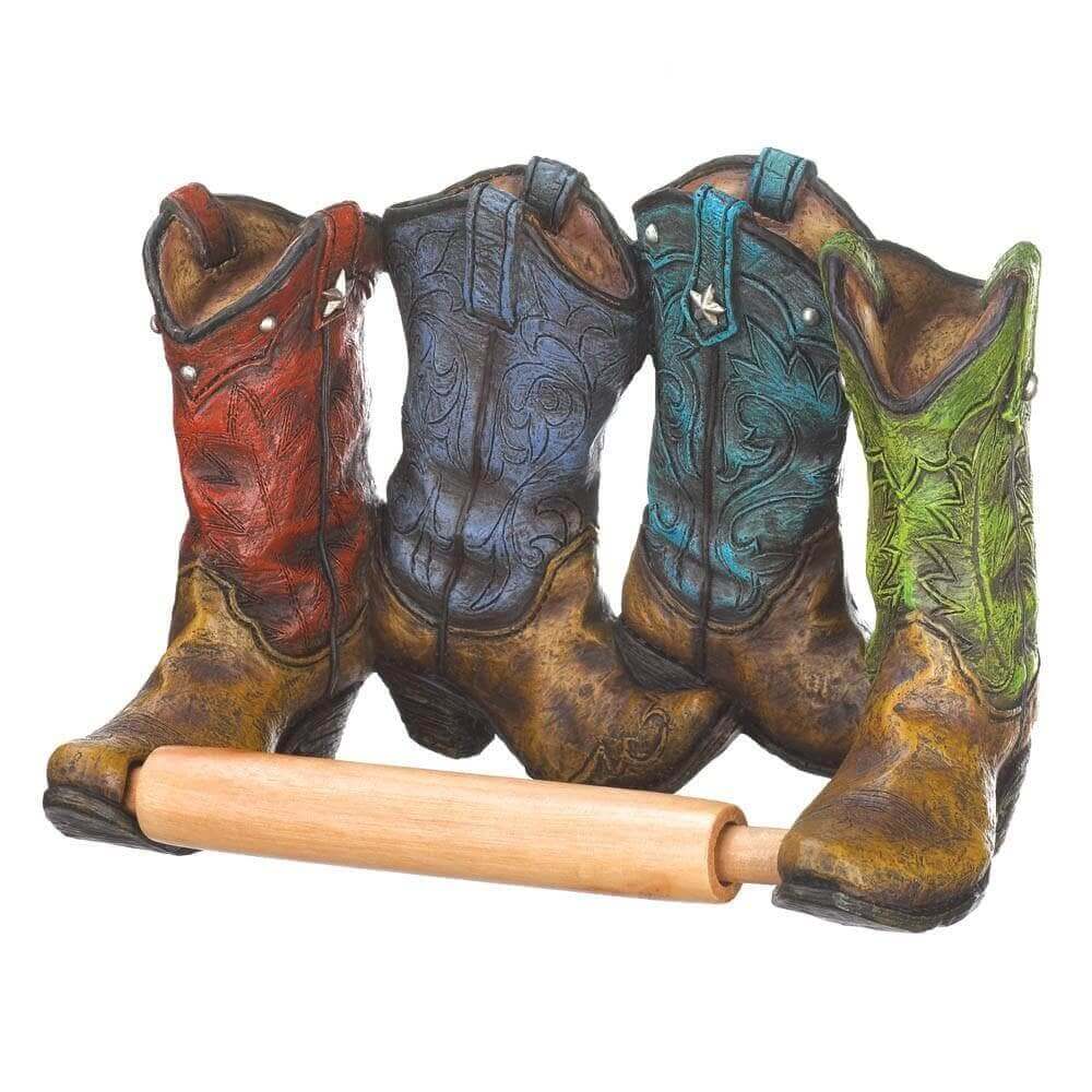 Cowboy Boots Toilet Paper Holder - The House of Awareness