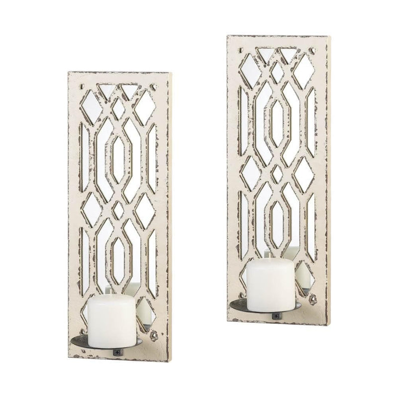 Deco Mirror Wall Sconce Set - The House of Awareness