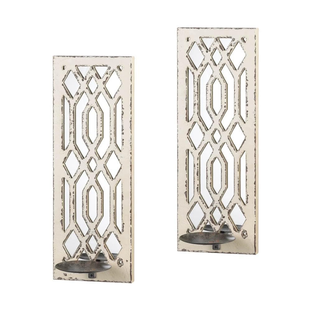 Deco Mirror Wall Sconce Set - The House of Awareness