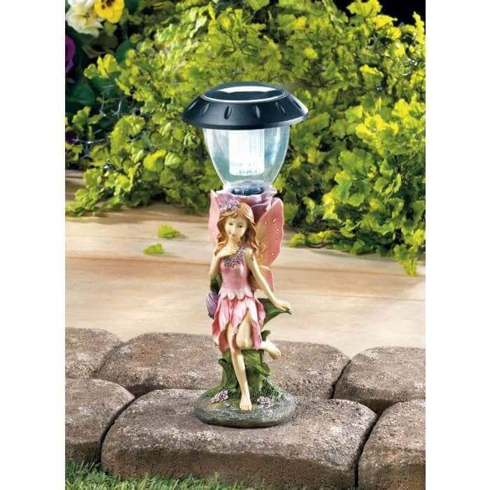 Set of 2 Pink Fairy Solar Lamps - The House of Awareness
