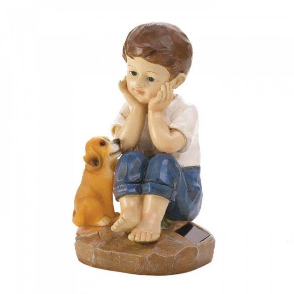 My Pup And I Solar Figurine - The House of Awareness