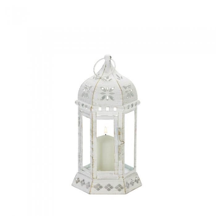Distressed Floral Lantern - The House of Awareness
