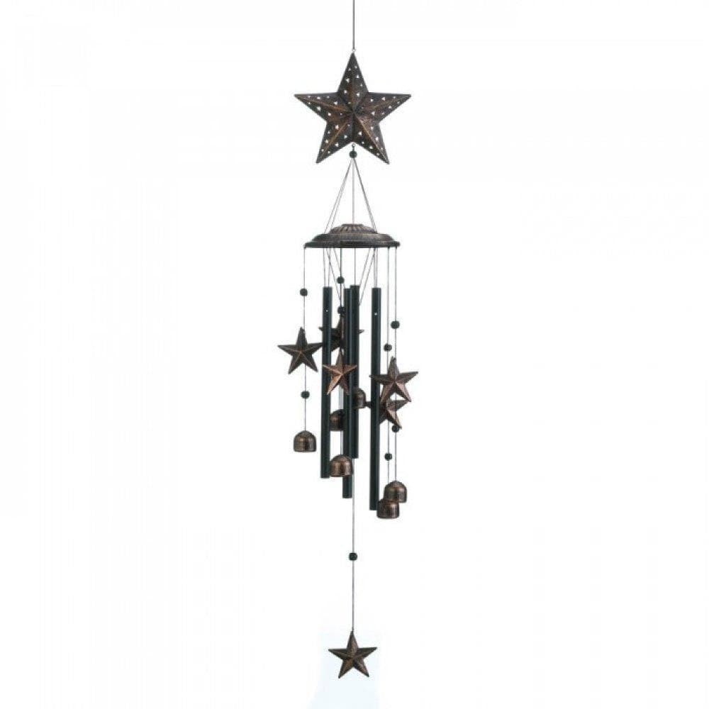 26" Bronze Stars Wind Chimes- The House of Awareness