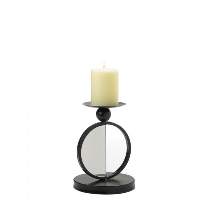 Single Mirrored Candleholder - The House of Awareness