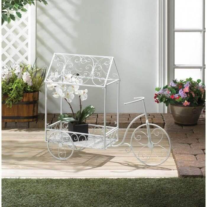 Decorative Bicycle Wagon Garden Plant Holder - The House of Awareness