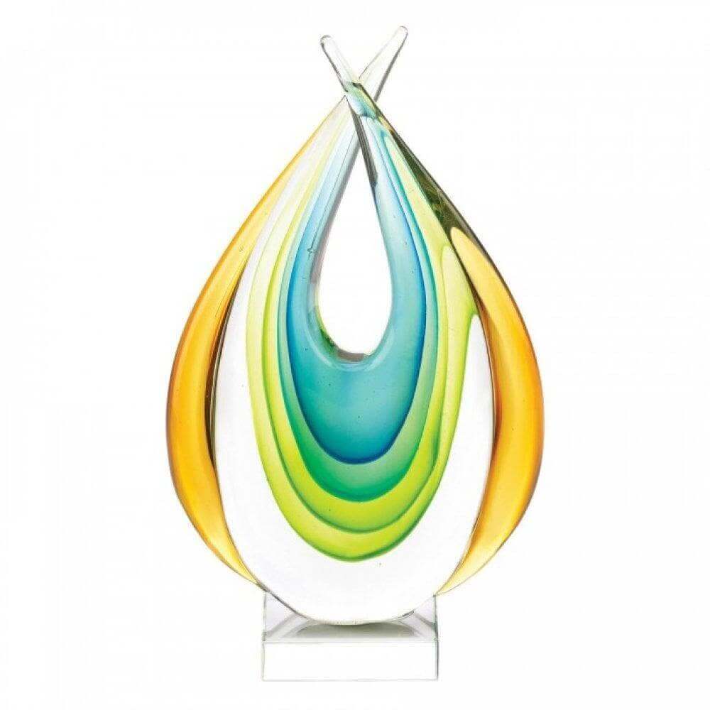 Contemporary Art Glass Statue - The House of Awareness