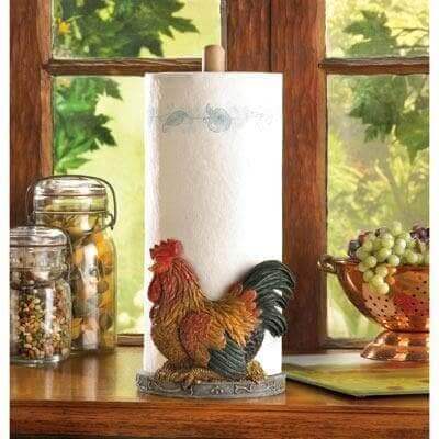 Country Rooster Paper Towel Holder - The House of Awareness