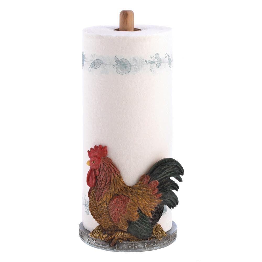 Country Rooster Paper Towel Holder - The House of Awareness