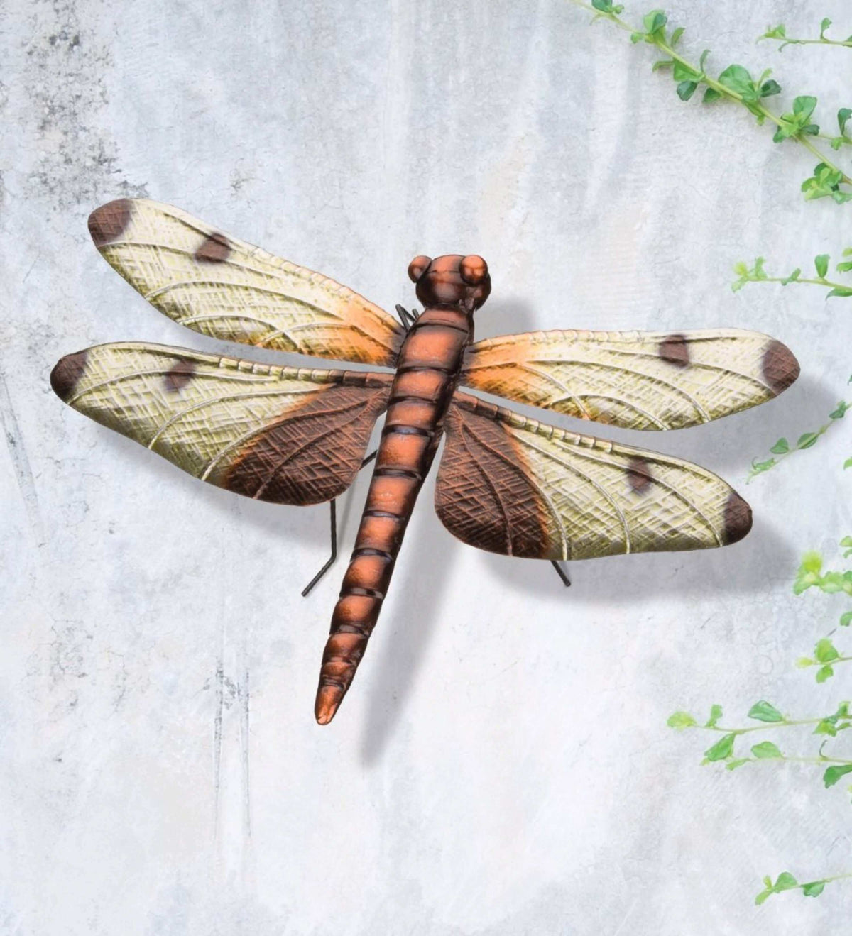 Calico Dragonfly 46 Inch Wall Decor or Stake 