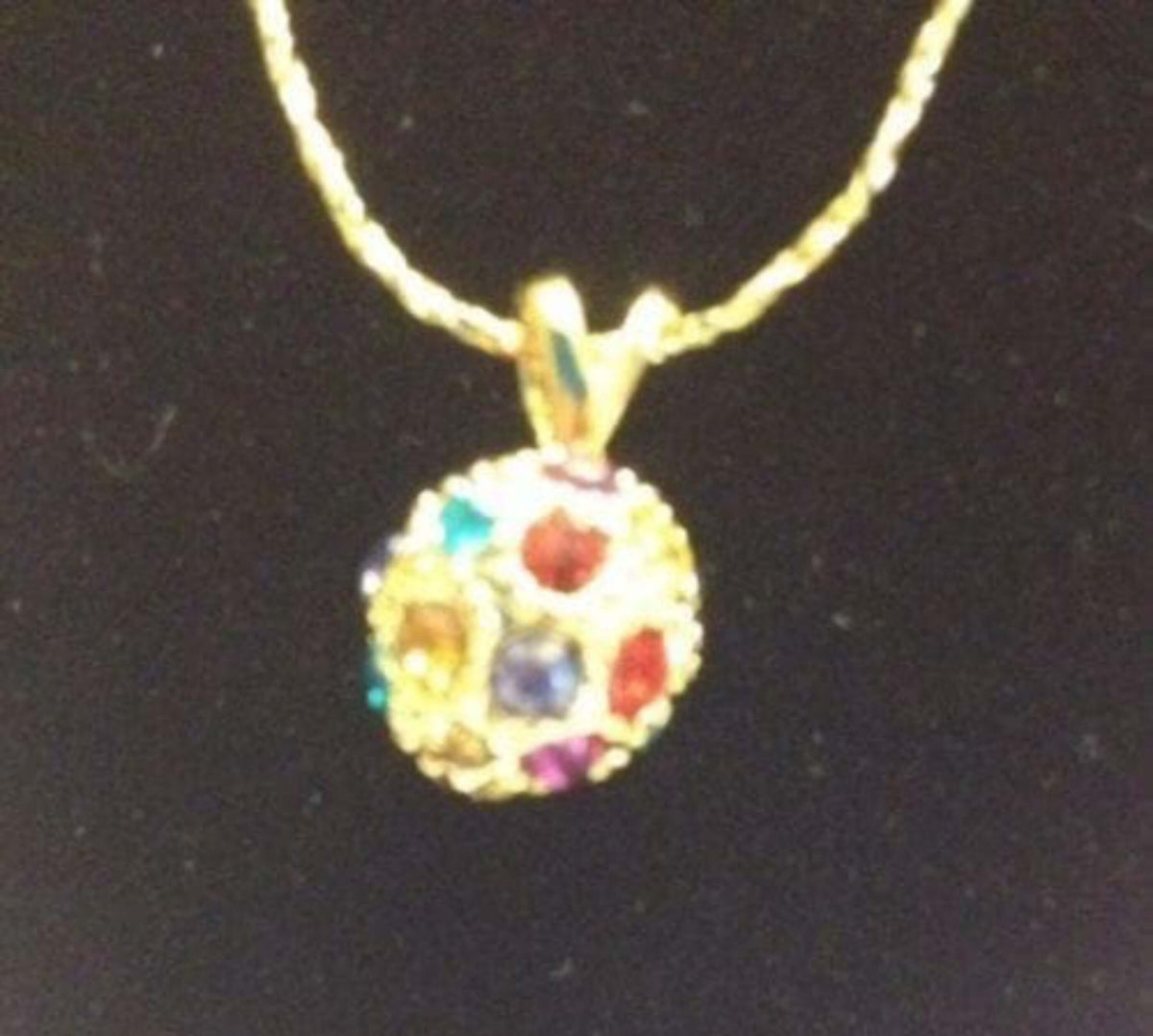 Multi Colored Rhinestone Crystal Necklace - The House of Awareness