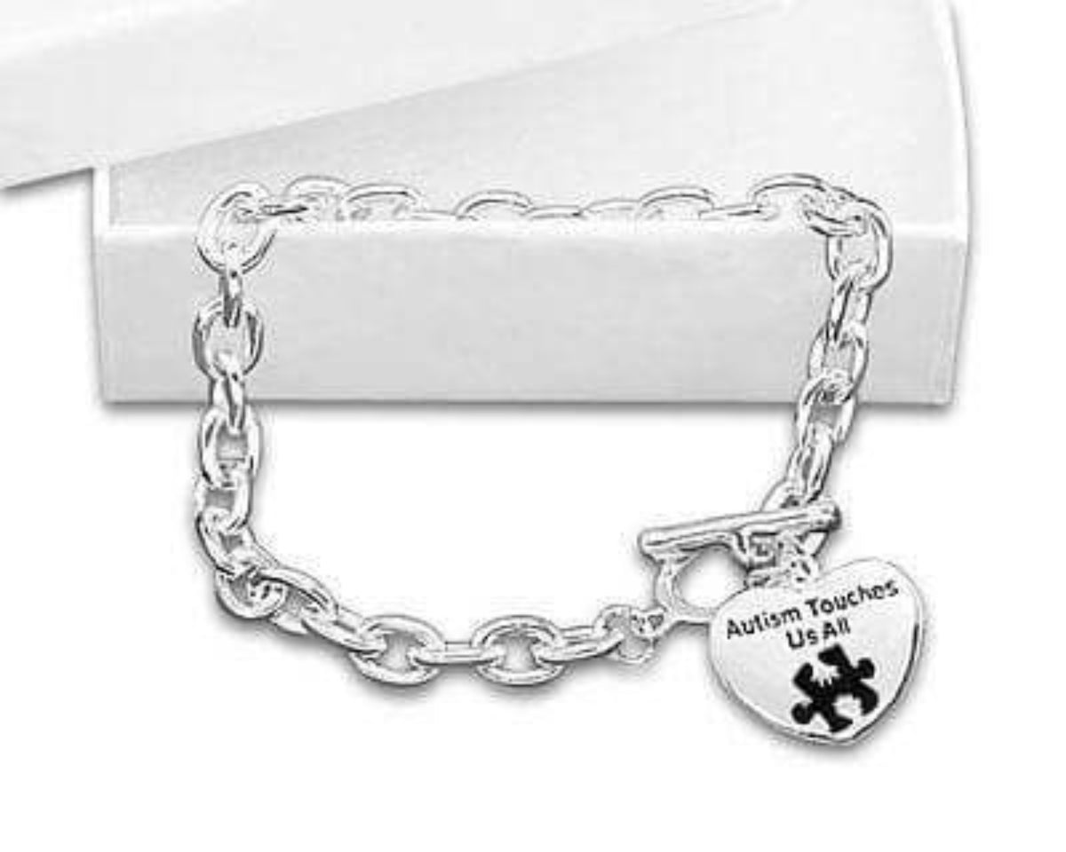 Autism Awareness Bracelet - Autism Touches Us All - The House of Awareness