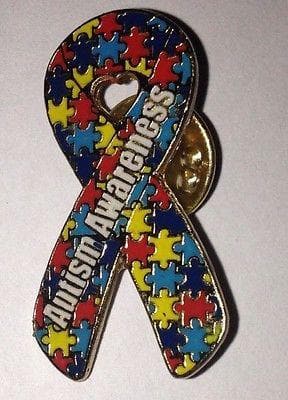 2 Autism and Aspergers Awareness Puzzle Pins - The House of Awareness
