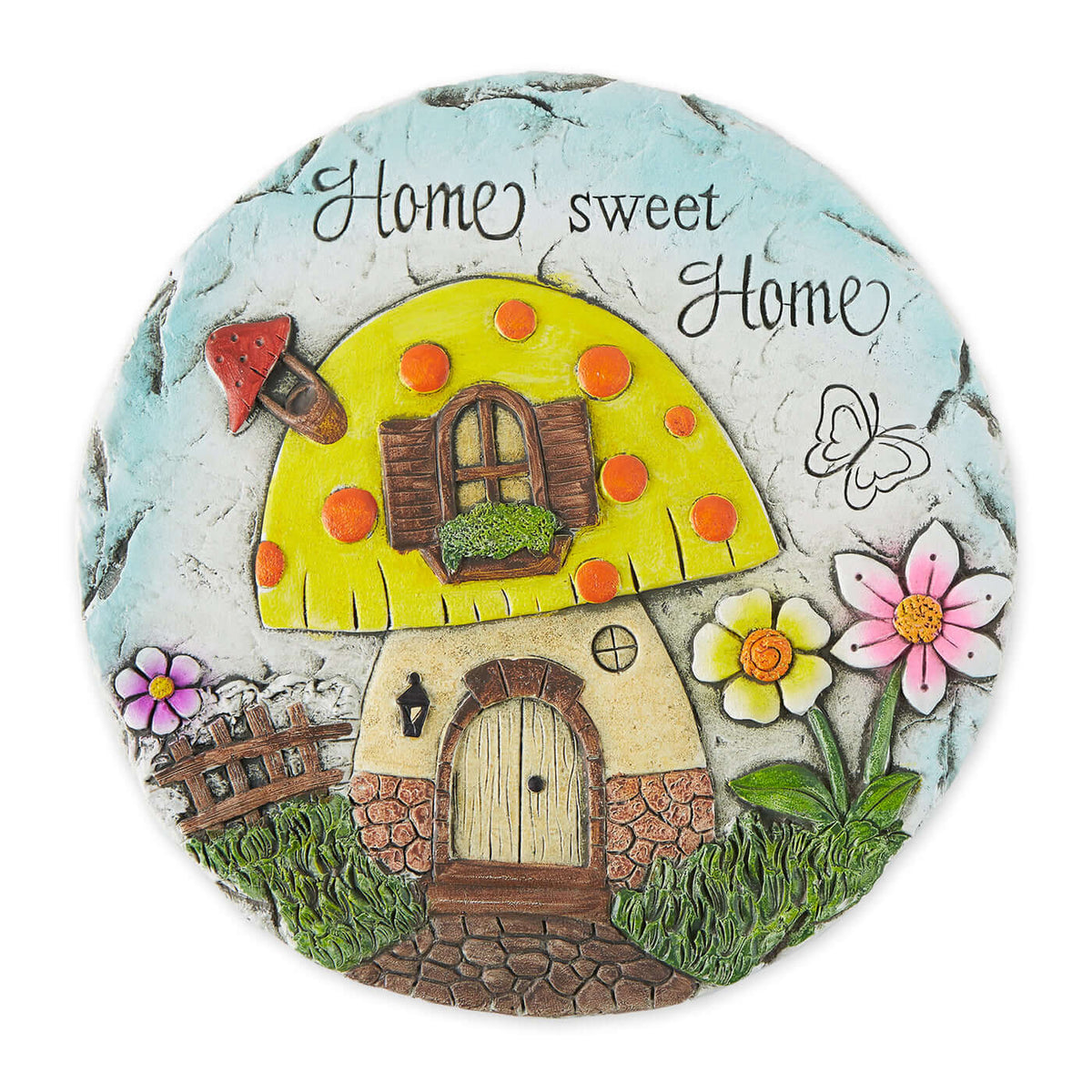  Welcome Friends and Home Sweet Home Decorative Stepping Stone- The House of Awareness
