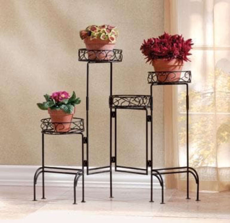Set of 2 Four-Level Plant Stands For Inside - The House of Awareness