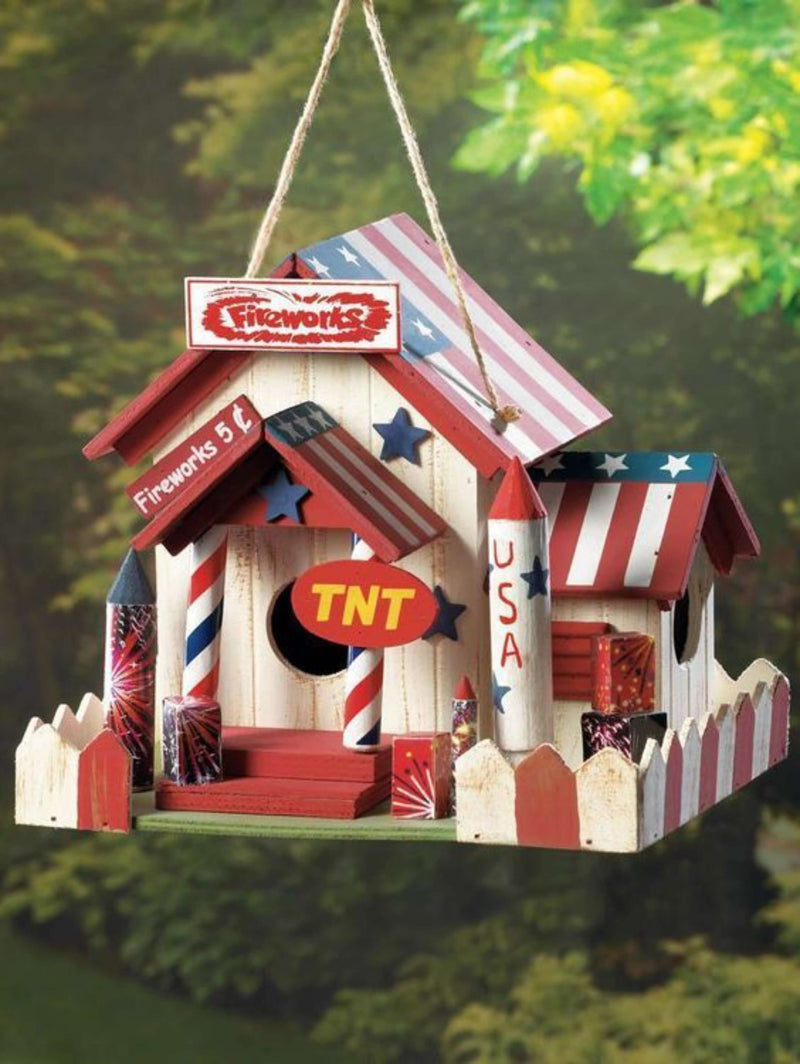 Fireworks Stand Birdhouse - The House of Awareness