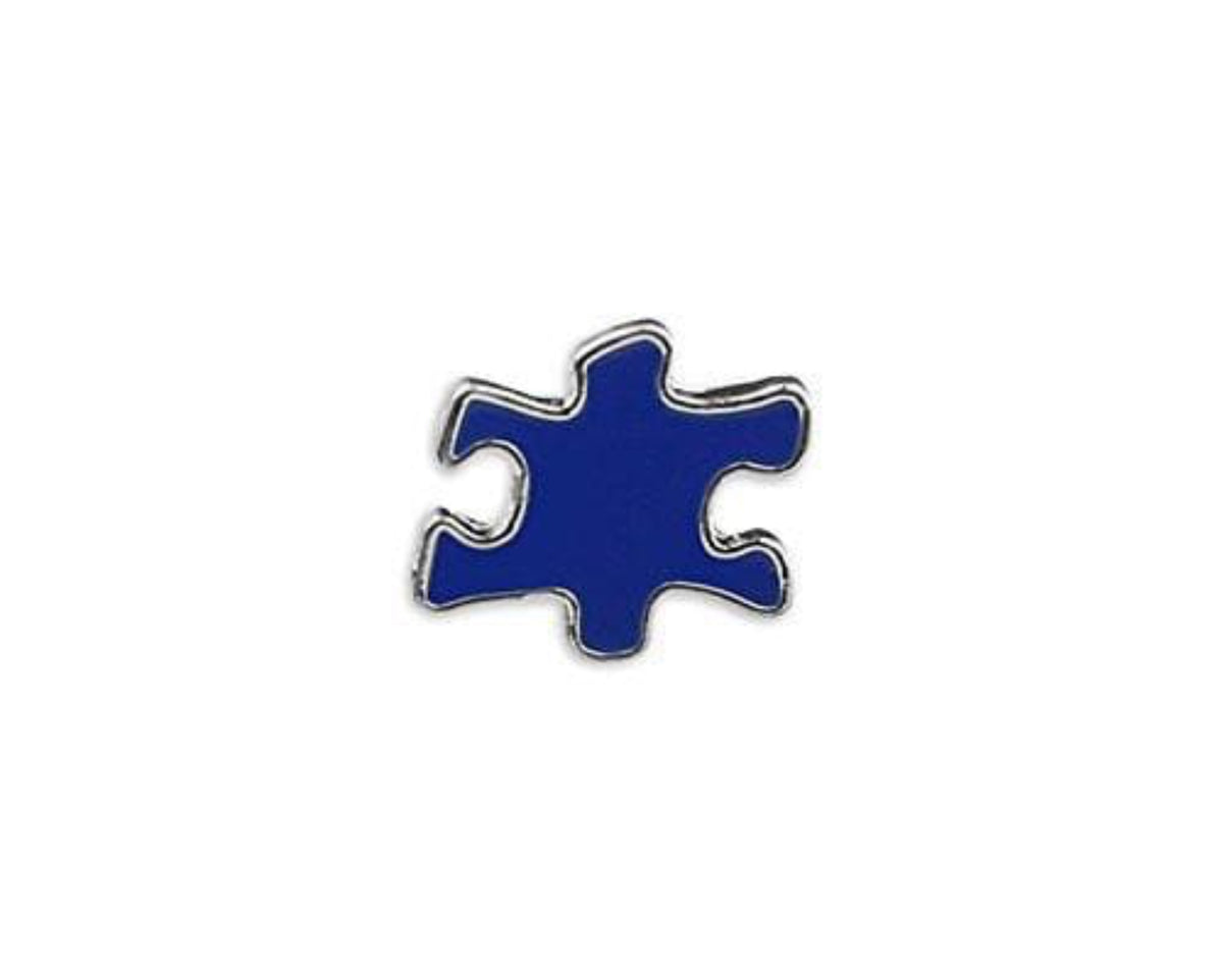 Blue Puzzle Piece Autism Pin - The House of Awareness