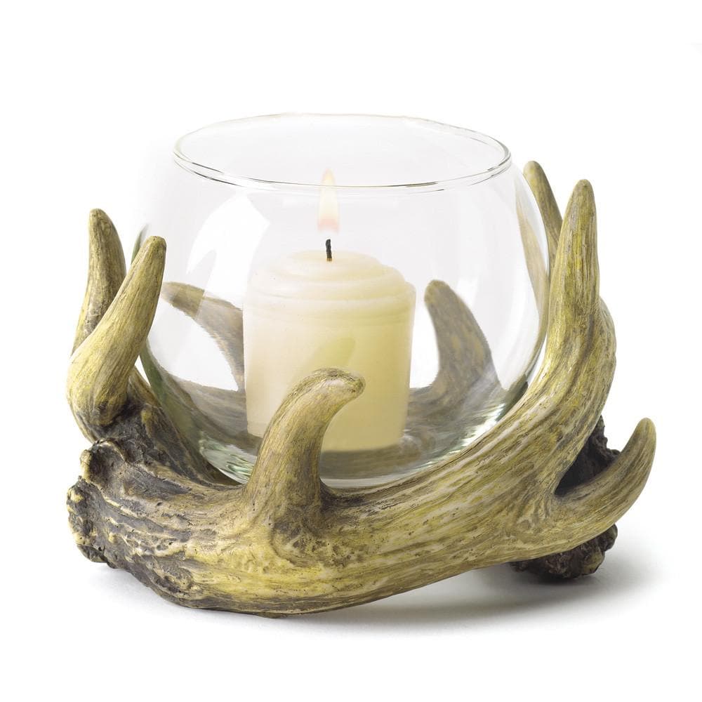 Rustic Antler Candleholder - The House of Awareness